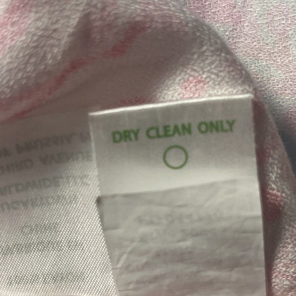 Lilly Pulitzer Thea V-Neck Caftan Dress Pewter Pink Sole Seaurchin L/XL Kimono - Picture 8 of 8